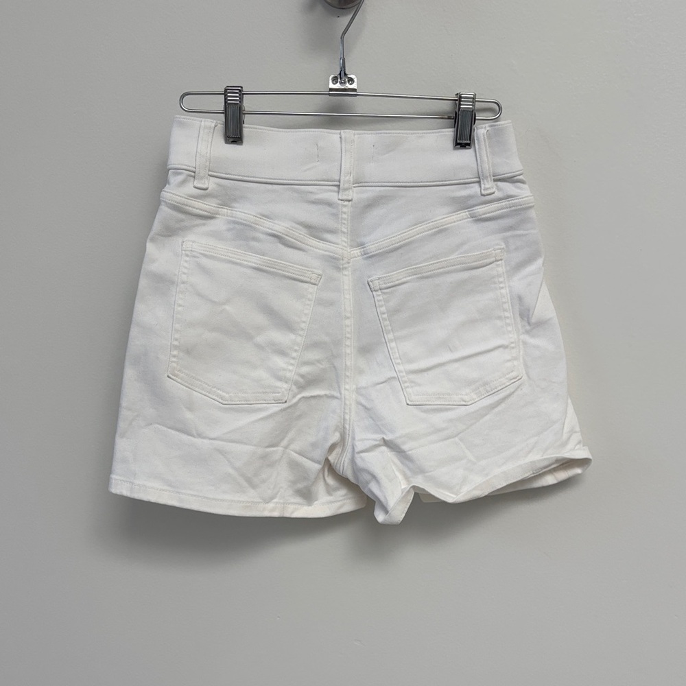 SPANX High Waist White Shorts
